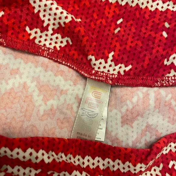 Lularoe OS Christmas Leggings - Picture 3 of 5